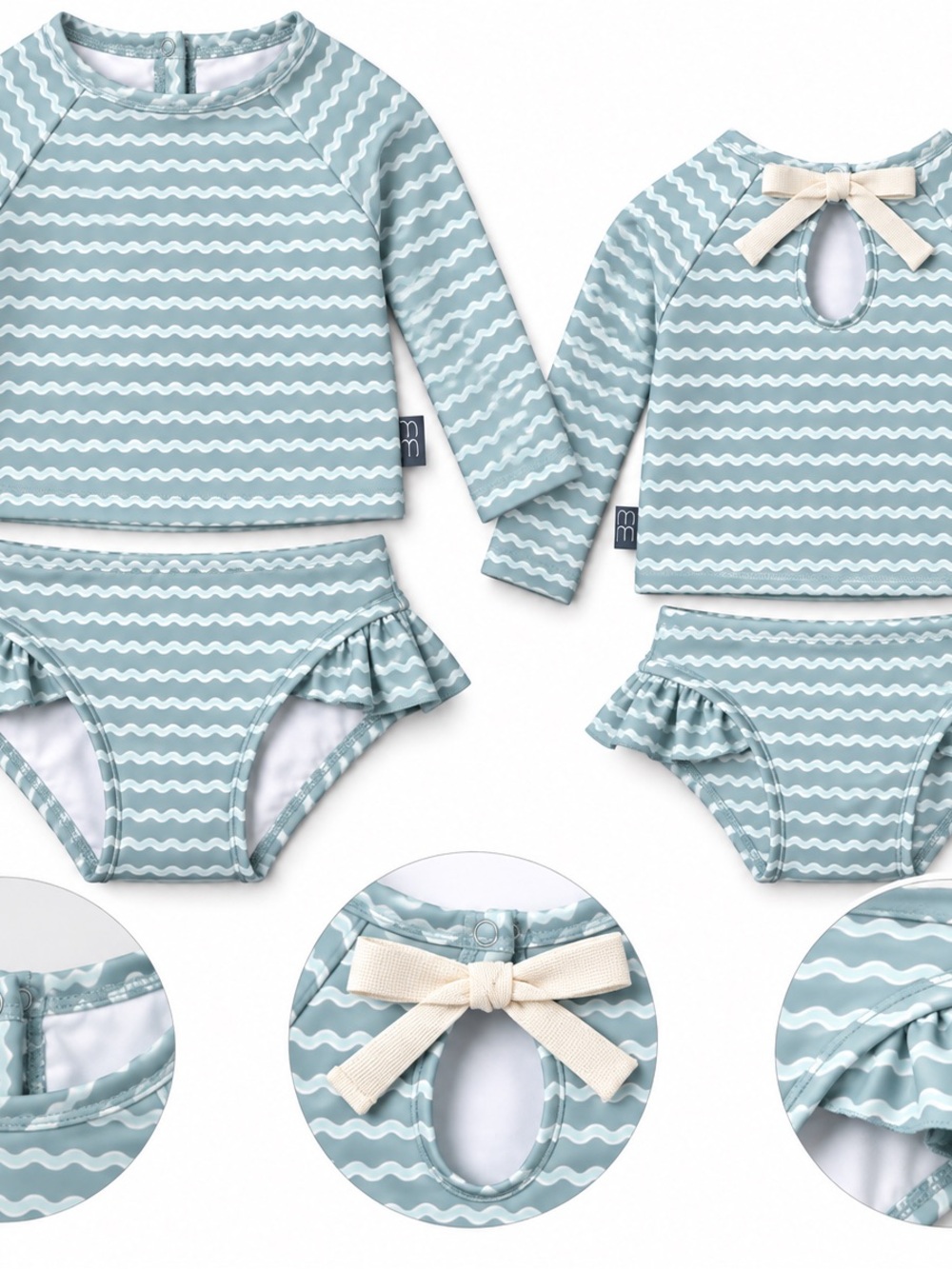 Modern Moments by Gerber Baby Girls’ Swimsuit – 12M – NWT
